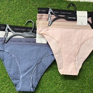 Calvin Klein Kids' Blue and Pink Briefs